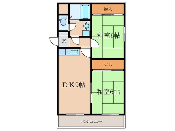 アドラーブル鳥羽見の物件間取画像